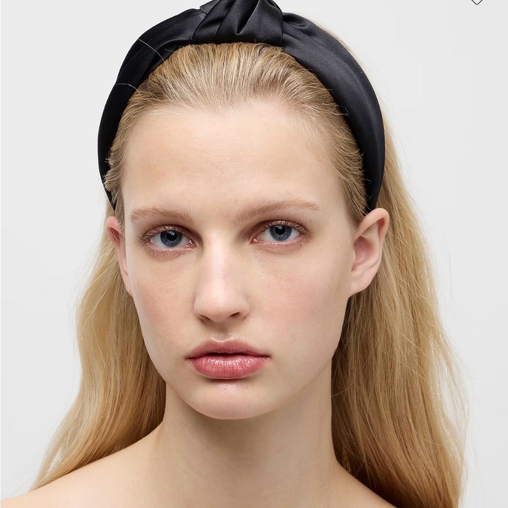 J. Crew Knot headband in satin